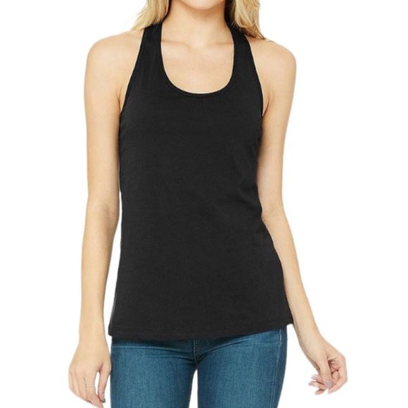 Over the Limit Black Racerback Tank Top L NWOT - Picture 1 of 9